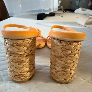 Dolce vita orange heel sandal